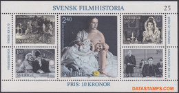 Zweden 1981 - Mi:BL 9, Yv:BL 9, Block - XX - Cinema - Blocs-feuillets