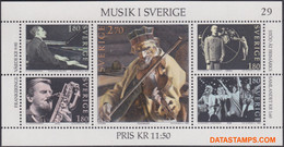 Zweden 1983 - Mi:BL 11, Yv:BL 11, Block - XX - Music In Sweden - Blocs-feuillets