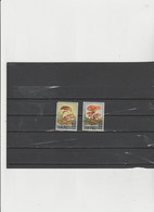 San Marino 1967 - (Sassone)   2 Valori Usati Della Serie "Funghi. Policromi" - Used Stamps