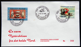 Greenland 1993 Cover  Minr.242  KANGERLUSSUA   (lot  807 ) - Briefe U. Dokumente