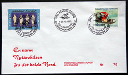 Greenland 1993 Cover  Minr.242  KANGERLUSSUA   (lot  807 ) - Storia Postale