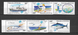 Wallis-et-Futuna N 226 à 231 ** Neuf Sans Charnière - Unused Stamps