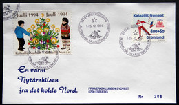 Greenland 1994 Cover  Minr.243  KANGERLUSSUA   (lot  1424 ) - Covers & Documents