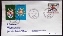 Greenland 1995 Cover  Minr.279  KANGERLUSSUA   (lot  1292 ) - Covers & Documents