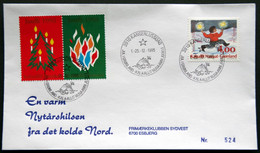 Greenland 1995 Cover  Minr.279  KANGERLUSSUA   (lot  1292 ) - Covers & Documents