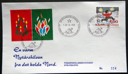 Greenland 1995 Cover  Minr.279  KANGERLUSSUA   (lot  1292 ) - Covers & Documents