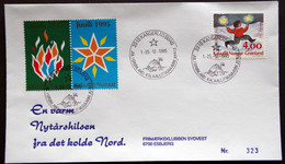 Greenland 1995 Cover  Minr.279  KANGERLUSSUA   (lot  1292 ) - Cartas & Documentos