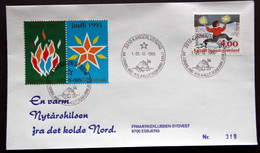 Greenland 1995 Cover  Minr.279  KANGERLUSSUA   (lot  1292 ) - Storia Postale