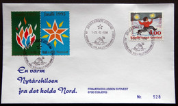 Greenland 1995 Cover  Minr.279  KANGERLUSSUA   (lot  1292 ) - Lettres & Documents