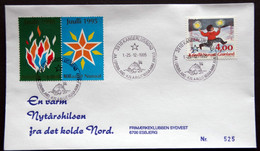 Greenland 1995 Cover  Minr.279  KANGERLUSSUA   (lot  1292 ) - Cartas & Documentos