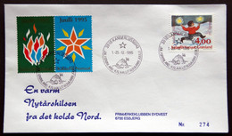 Greenland 1995 Cover  Minr.279  KANGERLUSSUA   (lot  1292 ) - Covers & Documents