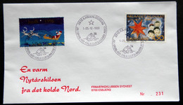 Greenland 1996 Cover  Minr.298Y KANGERLUSSUA   (lot  1209 ) - Storia Postale