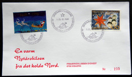 Greenland 1996 Cover  Minr.298Y KANGERLUSSUA   (lot  1209 ) - Briefe U. Dokumente