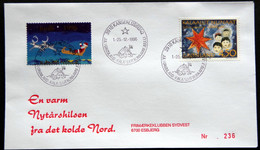 Greenland 1996 Cover  Minr.298Y KANGERLUSSUA   (lot  1209 ) - Covers & Documents