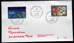 Greenland 1996 Cover  Minr.298Y KANGERLUSSUA   (lot  1209 ) - Covers & Documents