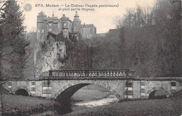 Belgique - Modave - Le Château Façade Postérieure Et Le Pont Sur Le Hoyoux - Edit. Hermans - Carte Postale Ancienne - Hoei