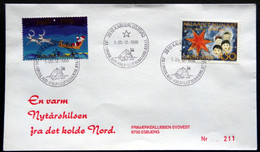 Greenland 1996 Cover  Minr.298Y KANGERLUSSUA   (lot  1209 ) - Brieven En Documenten