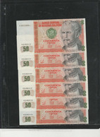 Baisse De Prix PEROU -  LOT 6 Billets 50 Intis 1987 NEUF/UNC Pick-131b - Pérou