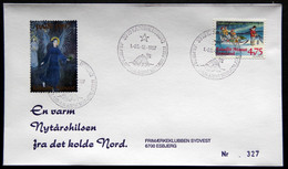 Greenland 1997 Cover  Minr.314  KANGERLUSSUA   (lot  1082 ) - Storia Postale