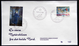 Greenland 1997 Cover  Minr.314  KANGERLUSSUA   (lot  1082 ) - Cartas & Documentos