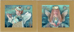 Delcampe - Estonia 2022 . Christmas. 2v. - Estonia