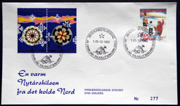 Greenland 1992 Cover  Minr.229  KANGERLUSSUA   (lot  1234 ) - Storia Postale