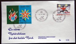 Greenland 1995 Cover  Minr.279  KANGERLUSSUA   (lot  1234 ) - Storia Postale
