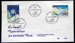 Greenland 2001 Cover  Minr.375 KANGERLUSSUA   (lot  1234 ) - Brieven En Documenten