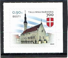 Estonia 2022 . 700th Of The Tallinn Town Hall. 1v. - Estonia