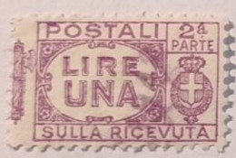 ITALIA REGNO 1927 PACCHI POSTALI  LIRE 1 - Postal Parcels