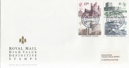 FDC GREAT BRITAIN 1174-1177 - Châteaux