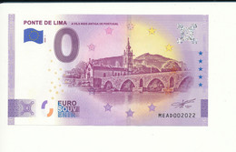 Billet Touristique 0 Euro - PONTE DE LIMA A VILA MAIS ANTIGA DE PORTUG -MEAD - 2020-1 - N° 2022 - Autres & Non Classés