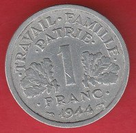 N° 22 MONNAIE 1 FRANC 1944 B - 1 Franc