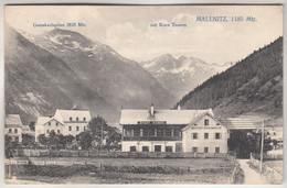 C5264) MALLNITZ / Kärnten - Gasthof HOHENWARTER U. Stadt HAGEN - Gemskarlspitze Mit Korn Tauern  1915 Feldpost - Mallnitz