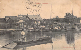 FRANCE - 54 - XURES - Le Canal - Canot - Bastien Lunéville - Carte Postale Ancienne - Andere & Zonder Classificatie