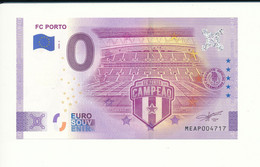 Billet Touristique 0 Euro - FC PORTO - MEAP - 2020-5 - ANNIV - N° 4717 - Autres & Non Classés