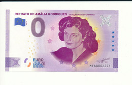 Billet Touristique 0 Euro - RETRATO DE AMÁLIA RODRIGUES COLECÇÃO MUSEU DO CARAMULO - MEAQ - 2020-4 - ANNIV - N° 2271 - Autres & Non Classés