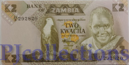 ZAMBIA 2 KWACHA 1980 PICK 24c UNC - Zambie