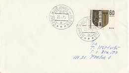 Bahnpost (R.P.O. / T.P.O.) České Budějovic-Plzeň (BP1163) - Lettres & Documents