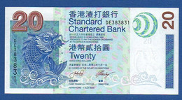 HONG KONG - Standard Chartered Bank - P.291 – 20 Dollars 2003 UNC, Serie DE383831 - Hongkong