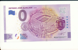 Billet Touristique 0 Euro - ESTÁDIO JOSÉ ALVALADE LISBOA - MEBF - 2020-4 - N° 77 - Autres & Non Classés