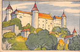 Grandson  Schloss Künstlerkarte - Grandson