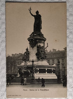 PARIS - Statue De La République - CPA - CP - Carte Postale - Statues