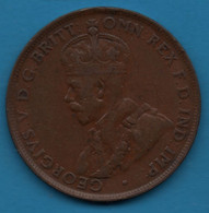 AUSTRALIA 1 PENNY 1922 KM# 23 George V - Penny