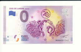 Billet Touristique 0 Euro - ZOO DE LAGOS 2000-2020 - MEBH - 2020-4 - N° 1142 - Autres & Non Classés