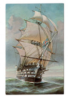 Delcampe - 19470"VICTORY,L'AMMIRAGLIA DI NELSON NELLA BATTAGLIA DI TRAFALGAR-1805-ILLUSTR. DI CHR. RAVE (N°74)" CART.ORIG.NON SPED. - Segelboote
