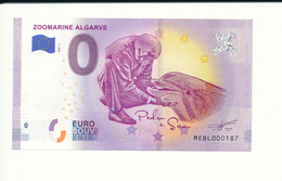 Billet Touristique 0 Euro - ZOOMARINE ALGARVE - MEBL - 2020-2 - N° 187 - Autres & Non Classés