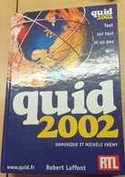 QUID 2002 DOMINIQUE Et MICHEL FREMY - Encyclopédies