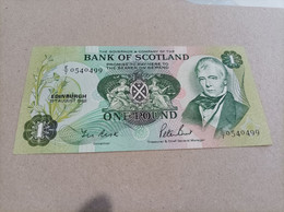 Billete De Escocia De 1 Libra, Año 1988, UNC - 1 Pond