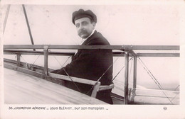 TRANSPORT - Aviateur - Louis Blériot Sur Son Monoplan - Carte Postale Ancienne - Flieger